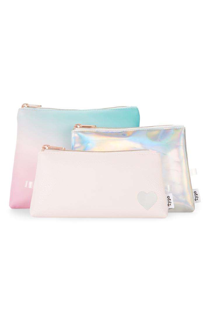 Typo Set Of 3 Cosmetics Cases, Size - Multi