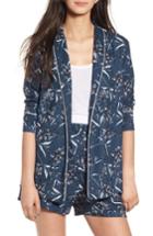 Women's Leith Pipe Detail Blazer - Blue