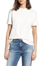 Women's Ag Yoni Mock Neck Tee - White