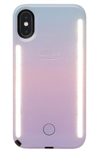 Lumee Duo Led Lighted Iphone X Case - Purple