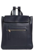 Smythson Hero Small Leather Backpack - Blue