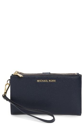 Women's Michael Michael Kors Adele Leather Wristlet -