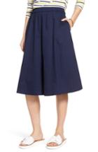 Women's 1901 Twill Midi Skirt - Blue