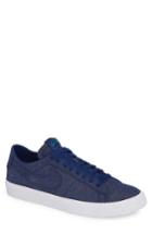 Men's Nike Sb Zoom Blazer Canvas Decon Skateboarding Sneaker .5 M - Blue