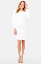 Women's Ingrid & Isabel Lace Maternity Dress - White