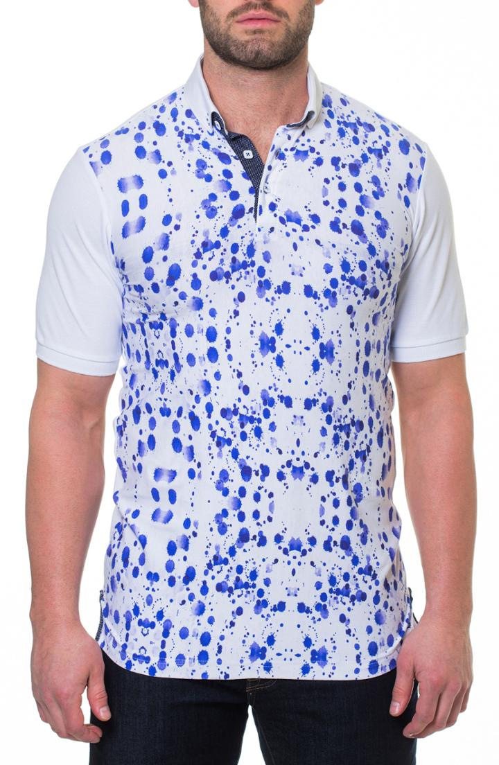 Men's Maceoo Drips Print Polo