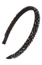 Tasha Beaded Headband, Size - Black