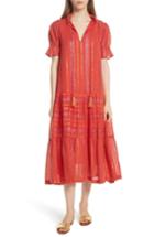 Women's Apiece Apart Los Altos Midi Dress - Red