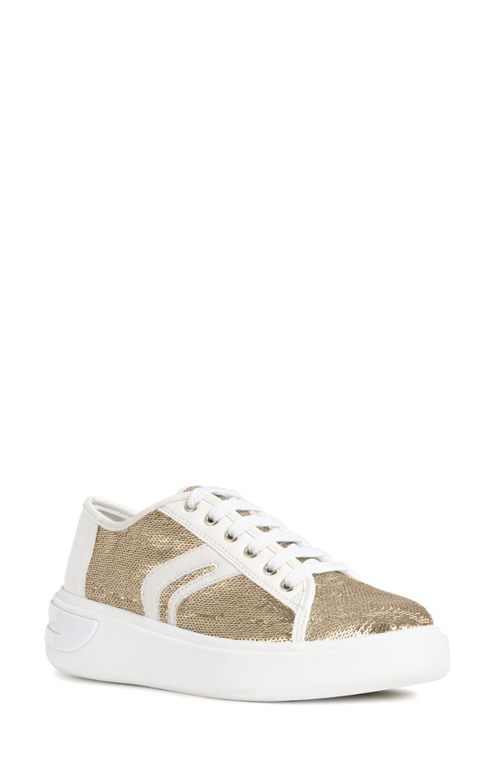 Women's Geox Ottaya Sneaker Us / 35eu - Metallic