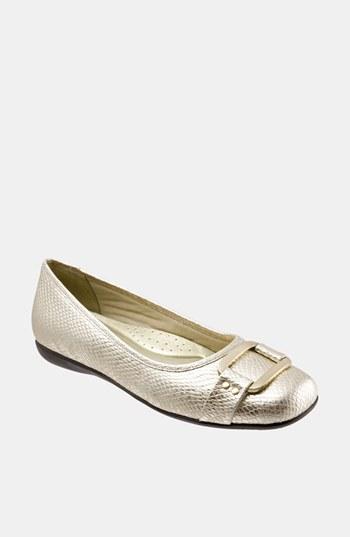 Women's Trotters 'sizzle Signature' Flat .5 N - Metallic