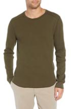Men's Vince Regular Fit Waffle Knit T-shirt, Size - Green