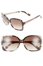 Women's Kate Spade New York 'darrilyn' 58mm Butterfly Sunglasses - Tortoise/ Lavender
