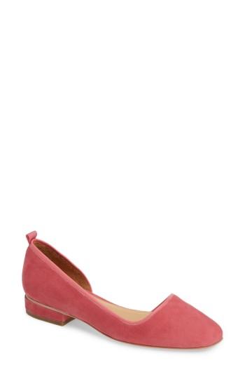 Women's Bill Blass Lola Half D'orsay Flat .5 M - Pink