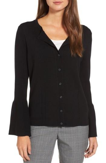 Women's Emerson Rose Silk Blend Cardigan - Black