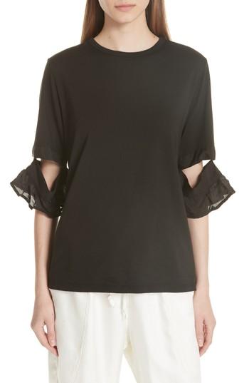 Women's Clu Open Sleeve Top - Black