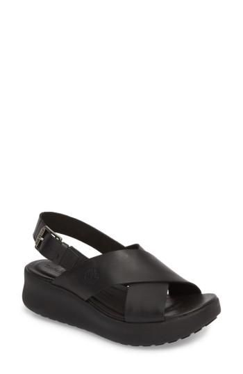 Women's Timberland Los Angeles Wind Slingback Sandal M - Black
