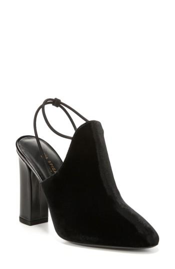 Women's Via Spiga Arina Slingback Pump M - Black