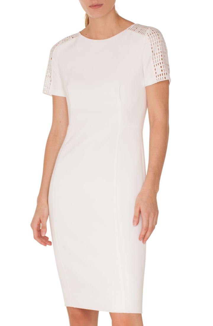 Women's Akris Punto Lace Trim Jersey Dress