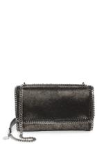 Stella Mccartney Faux Leather Flap Shoulder Bag - Metallic