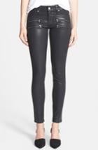 Women's Paige 'edgemont' Coated Ultra Skinny Jeans - Black