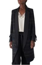 Women's Sosken Gabby Basket Jacquard Coat - Blue