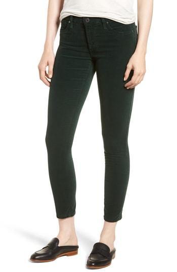 Women's Ag The Legging Ankle Super Skinny Jeans - Green