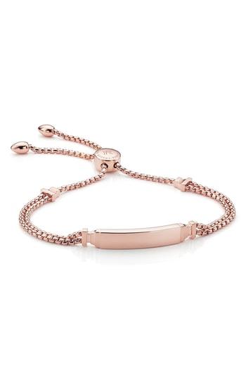 Women's Monica Vinader Engravable Baja Deco Id Bracelet