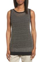 Women's Eileen Fisher Organic Cotton Blend Knit Tank - Black