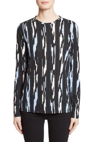 Women's Proenza Schouler Print Jersey Tee - Black