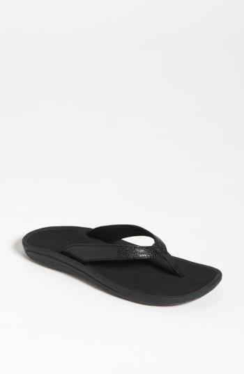 Women's Olukai 'kulapa Kai' Thong Sandal M - Black