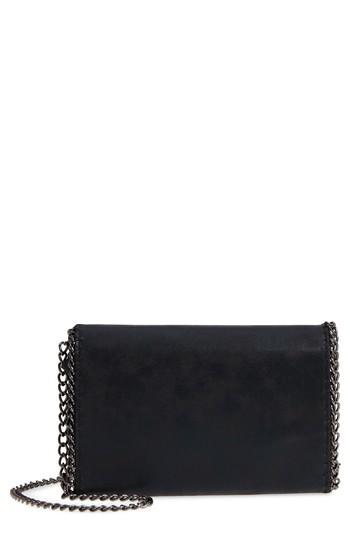 Women's Chelsea28 Faux Leather Wallet On A Chain - Black