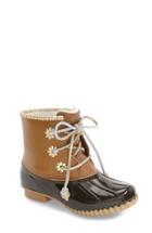 Women's Jack Rogers 'chloe' Rain Boot M - Brown