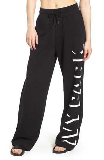 Women's Ivy Park Shadow Logo Sweatpants, Size - Black