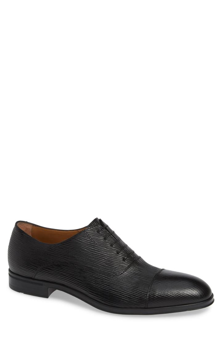 Men's Boss Eton Cap Toe Oxford M - Black