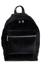 Chelsea28 Velvet Backpack - Black