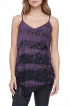 Women's Michael Stars Asymmetrical Ruffle Camisole