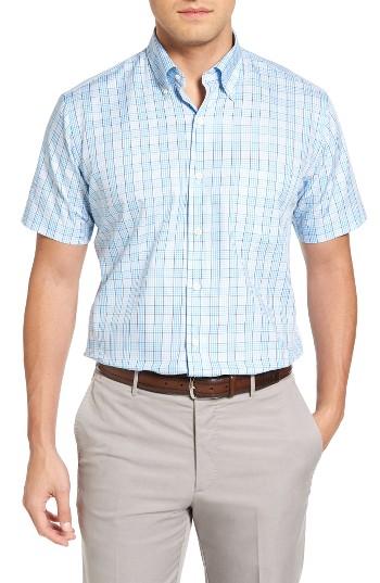 Men's Peter Millar Regatta Plaid Sport Shirt