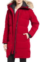 Women's Canada Goose Shelburne Genuine Coyote Fur Trim Down Parka (2-4) - Red