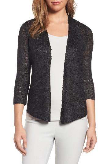 Women's Nic+zoe Day Dreamer Fitted Cardigan - Black