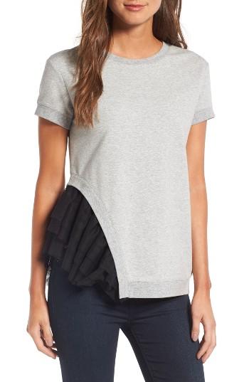 Women's Chelsea28 Mixed Media Sweatshirt - Grey