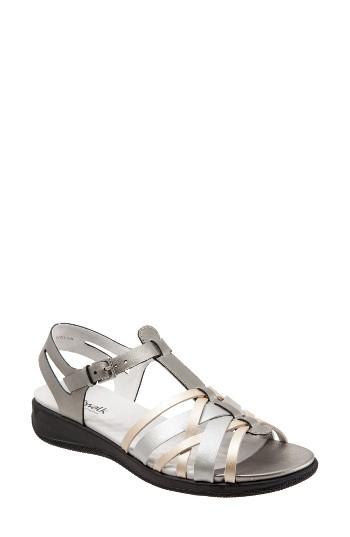 Women's Softwalk Waft Sandal N - Metallic