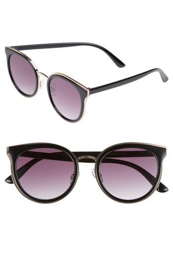 Women's Bp. 59mm Round Sunglasses - Gold/ Black