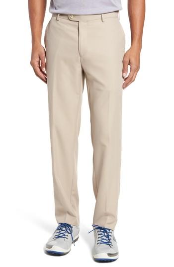 Men's Peter Millar Durham High Drape Performance Pants X 32 - Beige