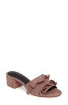 Women's Rebecca Minkoff Isabelle Ruffle Mule Sandal M - Pink