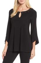 Women's Chaus Bell Sleeve Keyhole Top