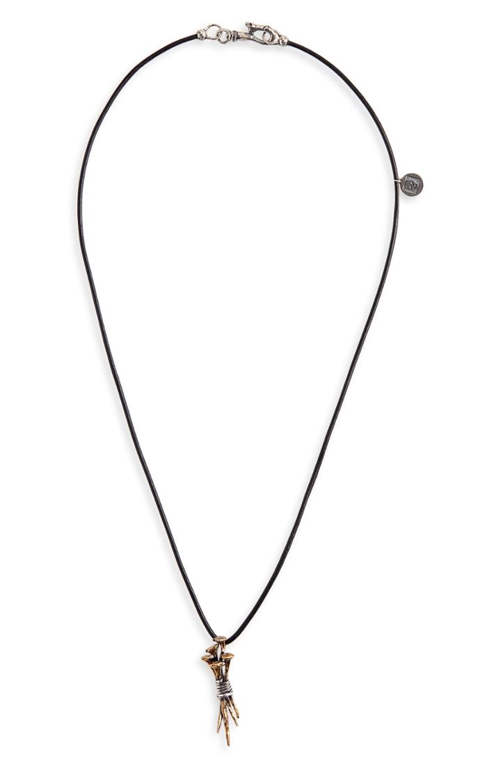 Men's John Varvatos Star Usa Wrapped Nails Pendant Necklace