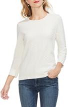 Women's Vince Camuto Rhombus Stitch Sweater - White