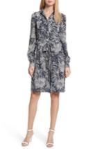 Women's Diane Von Furstenberg Floral Silk Romper - Blue