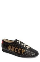 Men's Gucci Falacer Guccy Print Sneaker Us / 12uk - Black