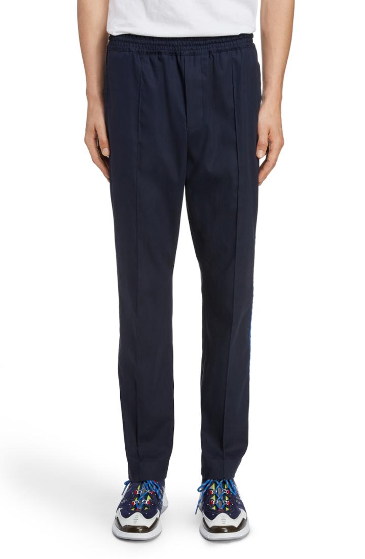 Men's Kenzo Side Stripe Jogger Pants - Blue